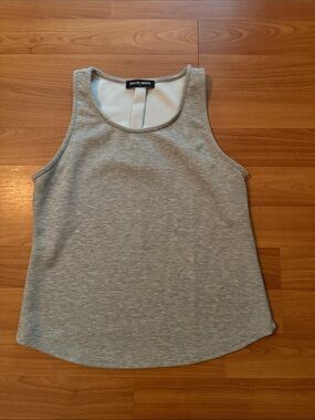 Taylor Grace Light Gray Scoop Neck Tank